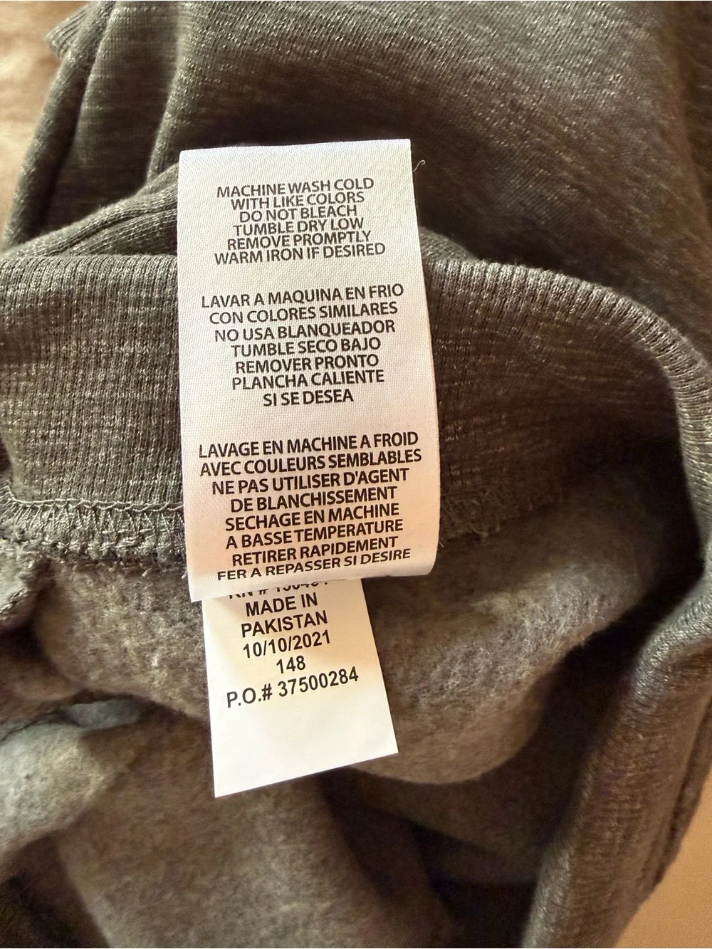 Weatherproof Vintage Boys Fleece Joggers Grey Heather Sweatpants Size M 10/12